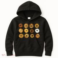 Bagel Lover All Kinds Of Bagels Kids Hoodie thumb 0