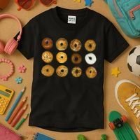 Bagel Lover All Kinds Of Bagels Kids T-Shirt thumb 3
