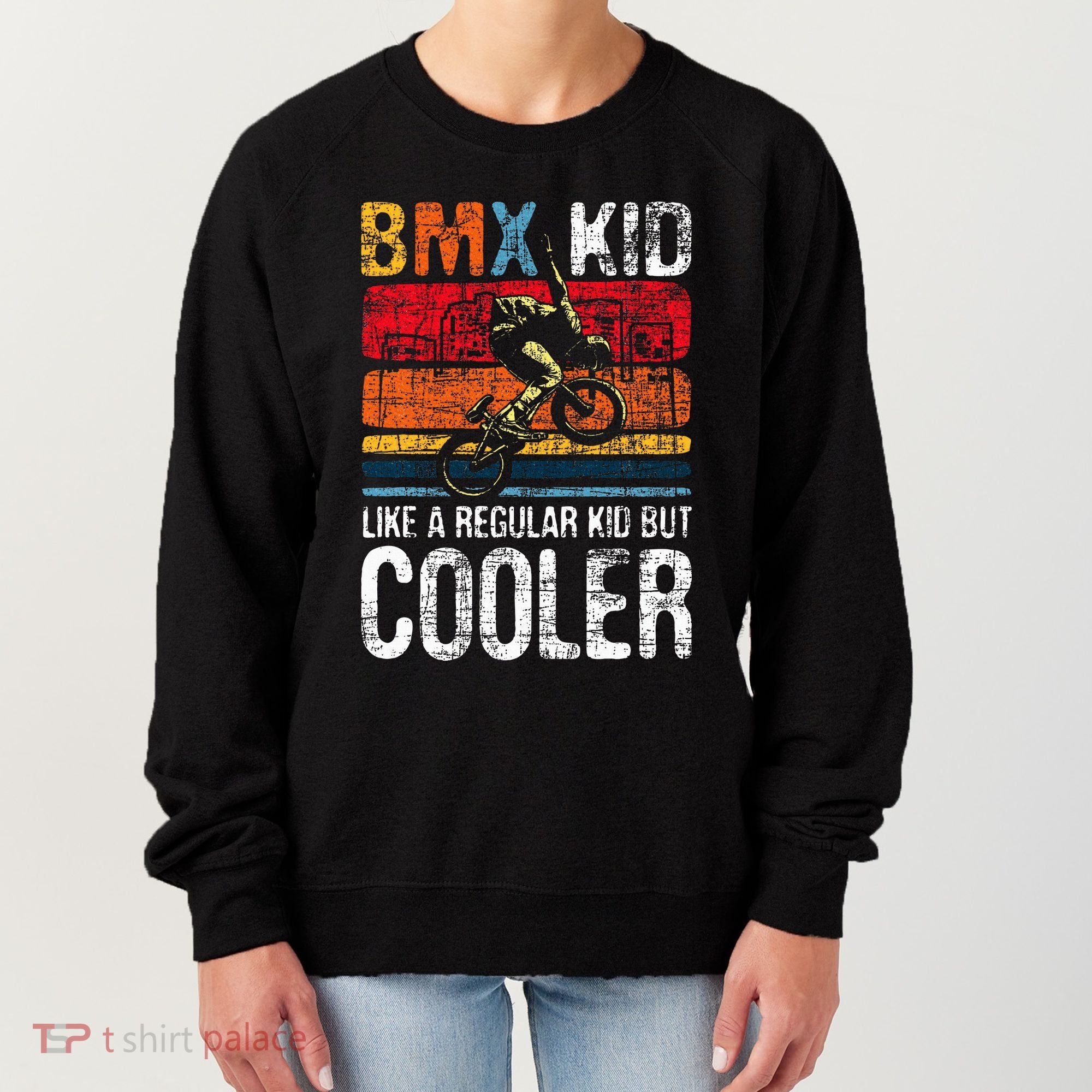 Bmx Like A Regular Cyclist Bicycle Bike Rider Women's Sweatshirt