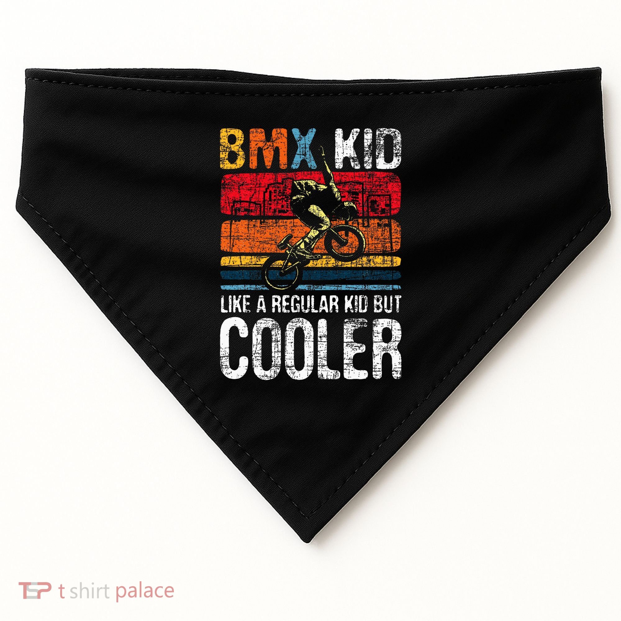 Bmx Like A Regular Cyclist Bicycle Bike Rider USA-Made Doggie Bandana
