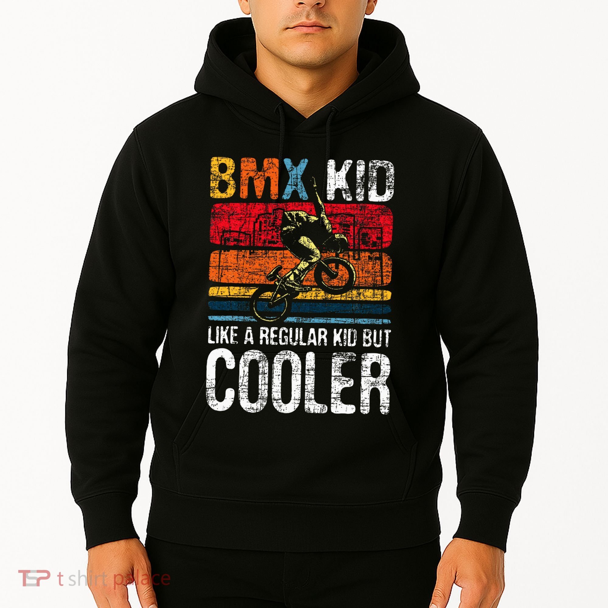 Bmx Like A Regular Cyclist Bicycle Bike Rider Hoodie