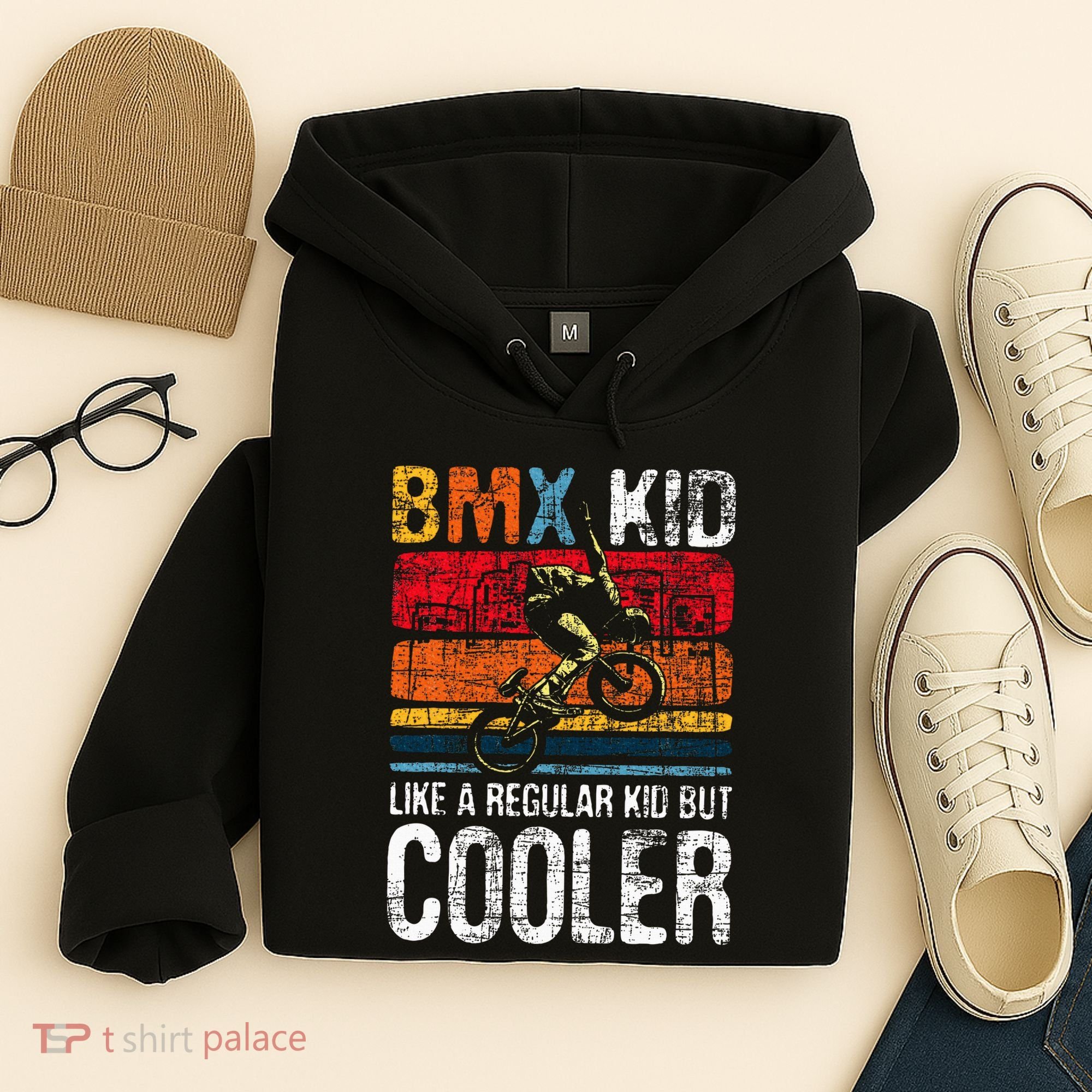 Bmx Like A Regular Cyclist Bicycle Bike Rider Hoodie
