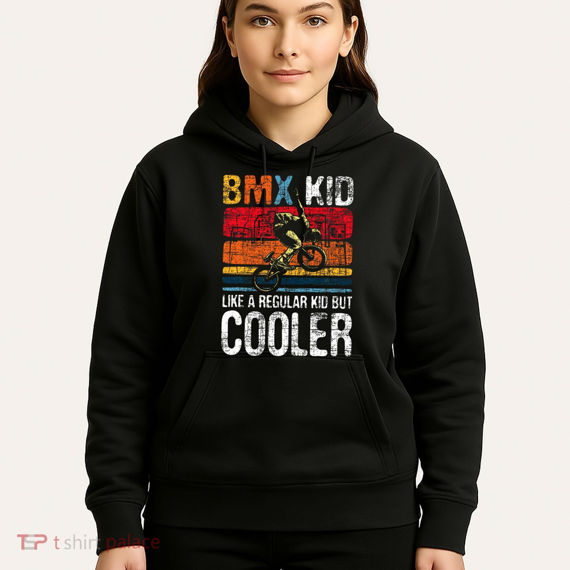 Bmx Like A Regular Cyclist Bicycle Bike Rider Hoodie