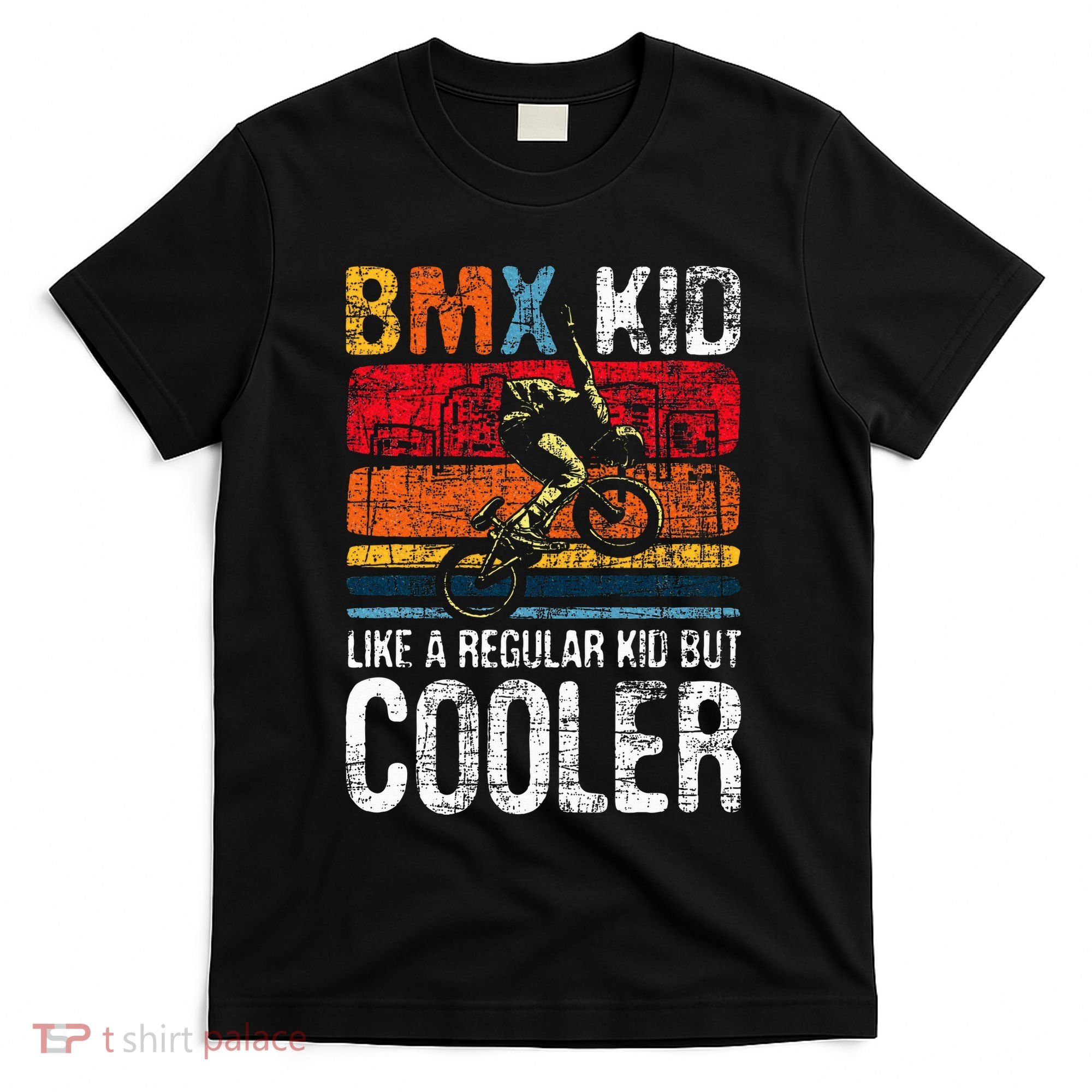 Bmx Like A Regular Cyclist Bicycle Bike Rider T-Shirt