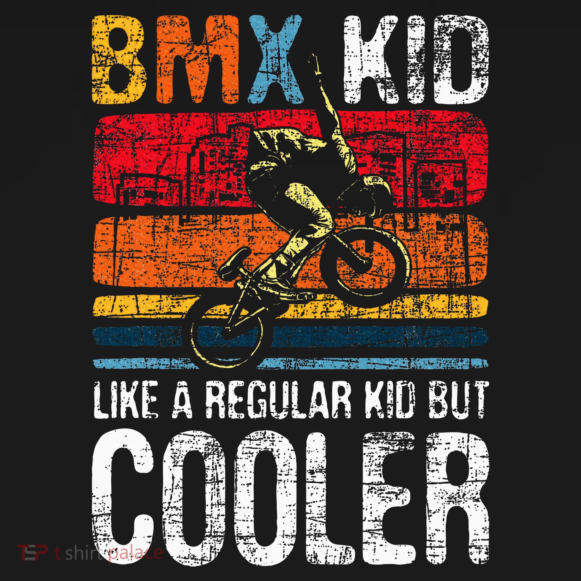 Bmx Like A Regular Cyclist Bicycle Bike Rider T-Shirt