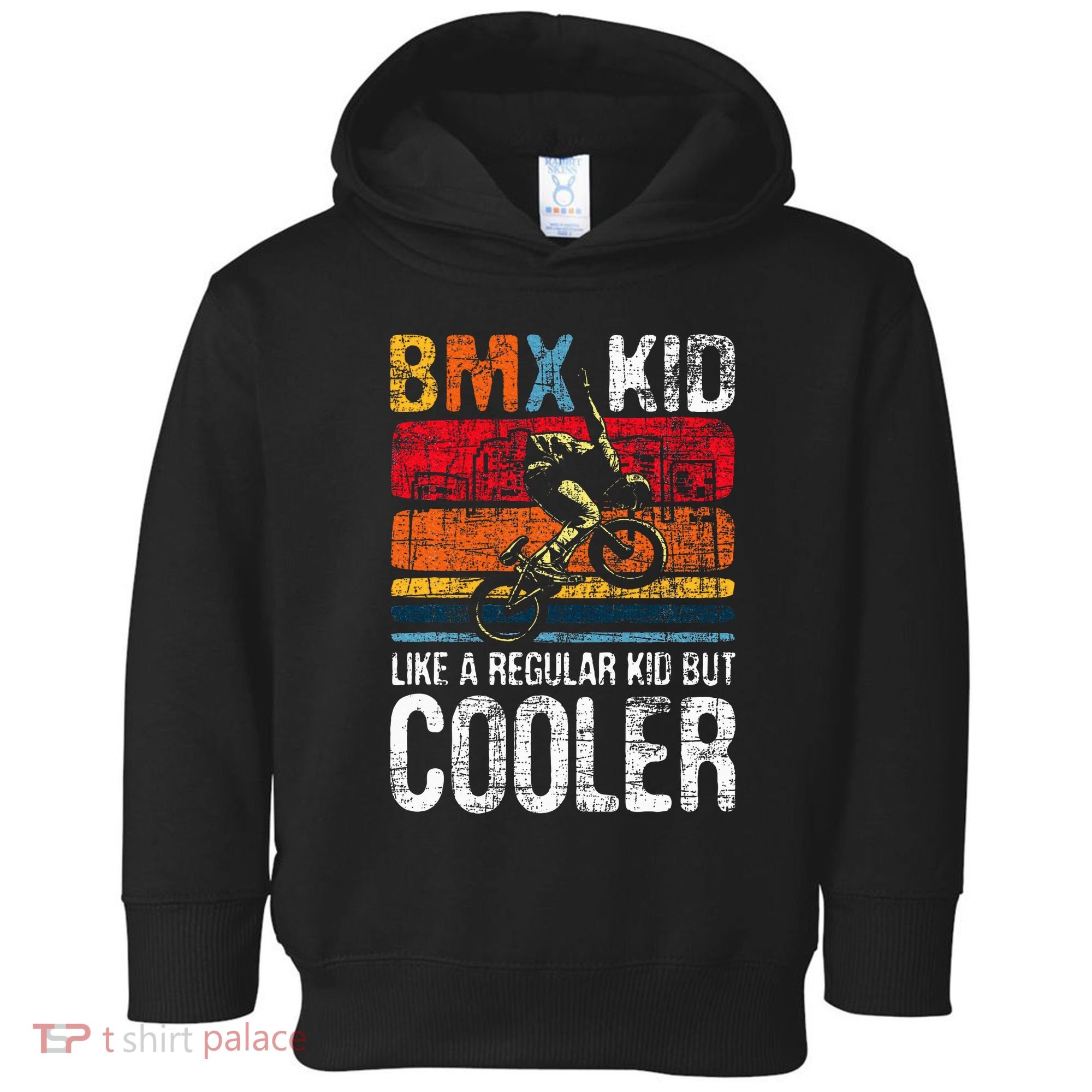 Bmx Like A Regular Cyclist Bicycle Bike Rider Toddler Hoodie