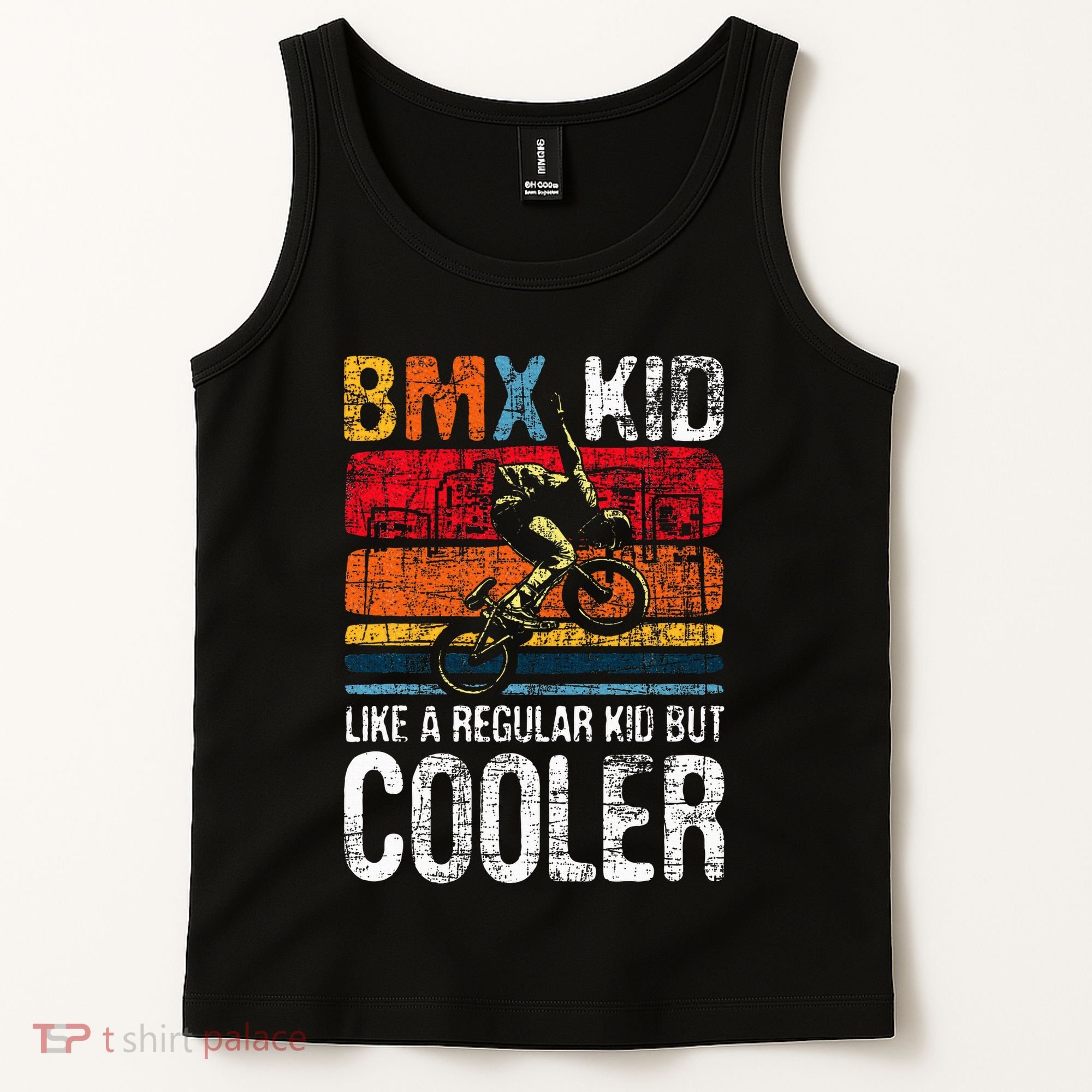 Bmx Like A Regular Cyclist Bicycle Bike Rider Tank Top