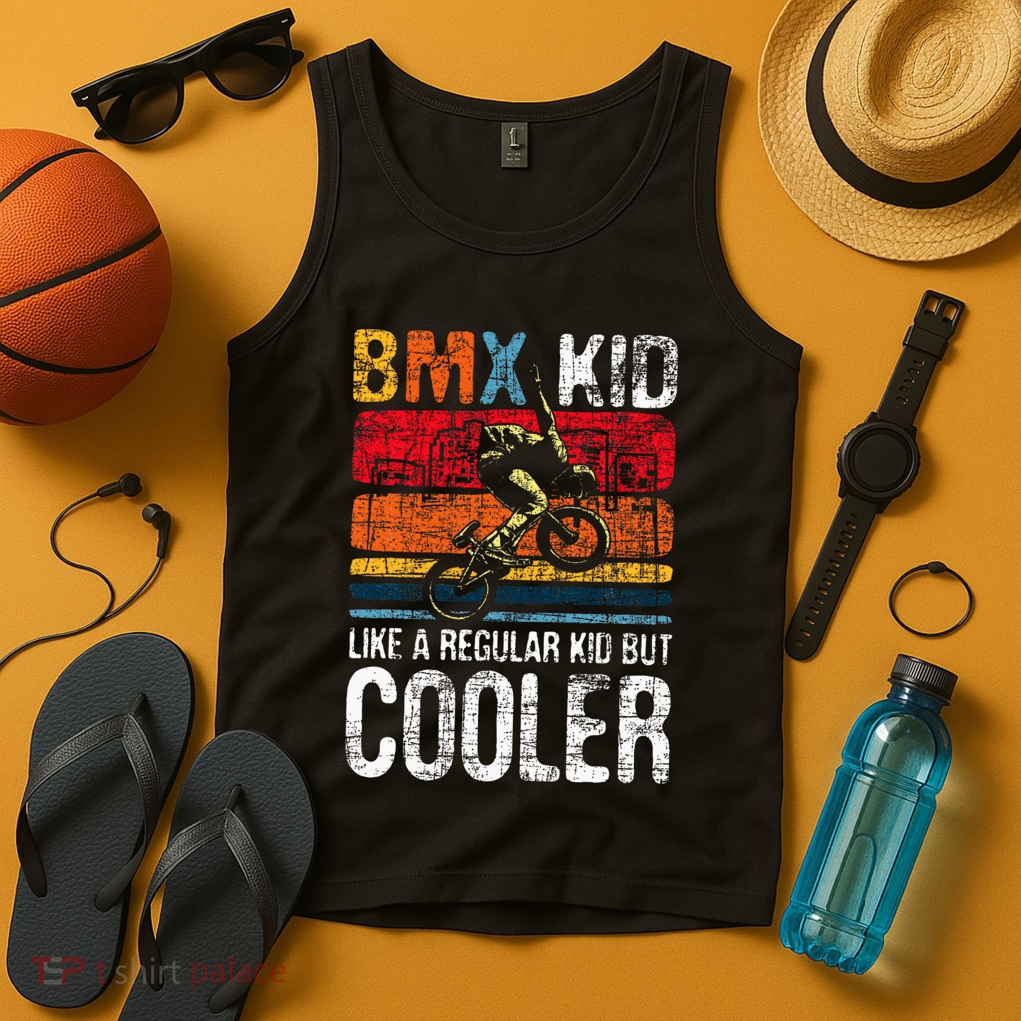 Bmx Like A Regular Cyclist Bicycle Bike Rider Tank Top