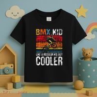 Bmx Like A Regular Cyclist Bicycle Bike Rider Toddler T-Shirt thumb 3
