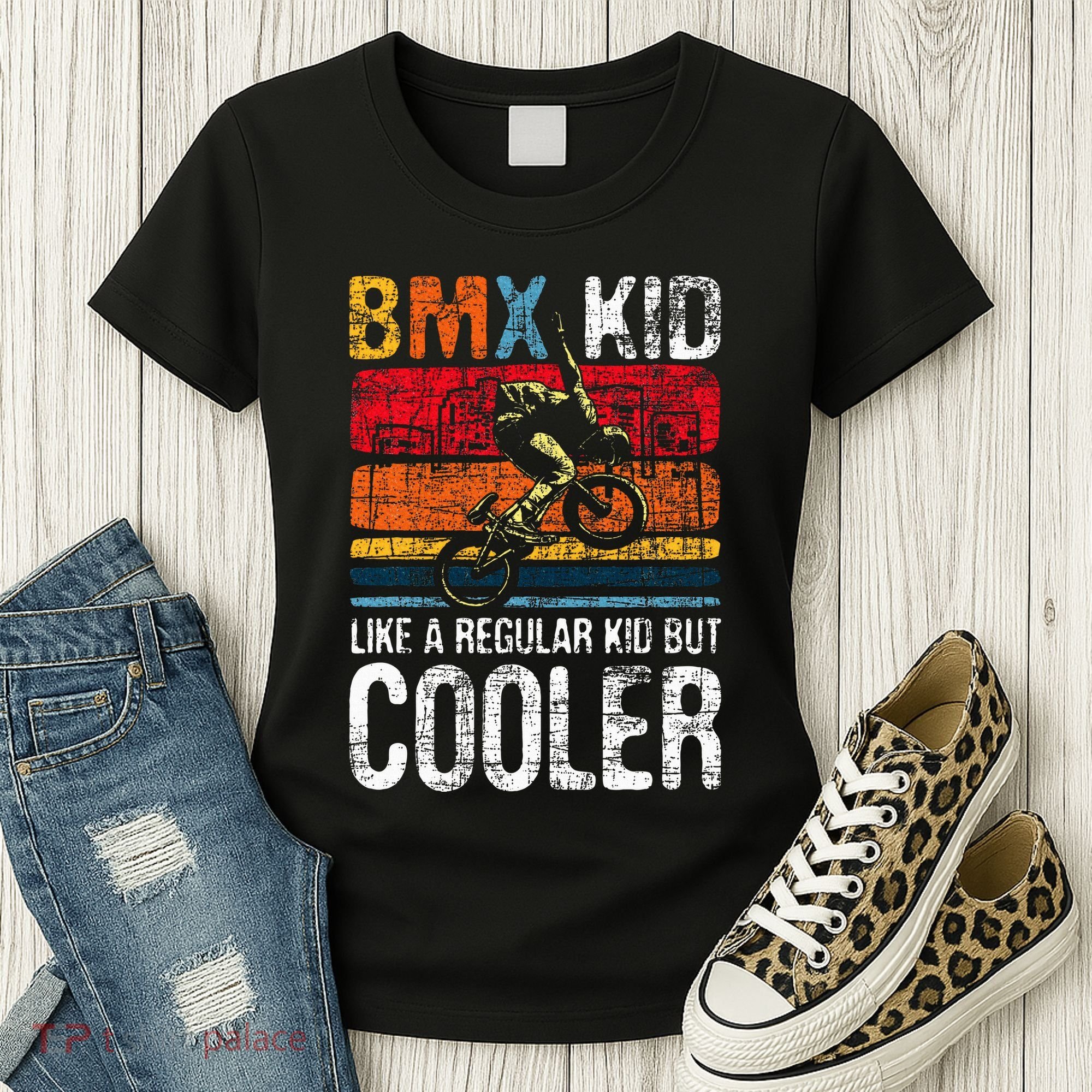 Bmx Like A Regular Cyclist Bicycle Bike Rider Women's T-Shirt