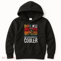 Bmx Like A Regular Cyclist Bicycle Bike Rider Kids Hoodie thumb 0