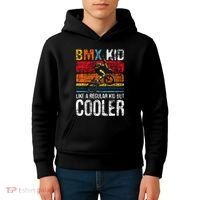 Bmx Like A Regular Cyclist Bicycle Bike Rider Kids Hoodie thumb 4