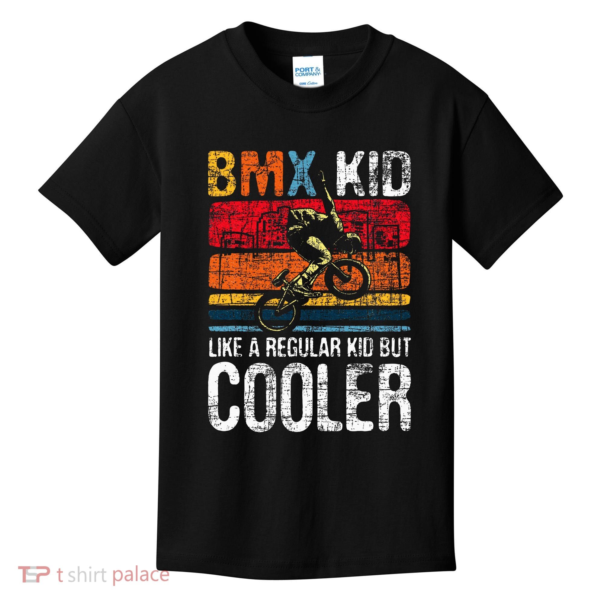 Bmx Like A Regular Cyclist Bicycle Bike Rider Kids T-Shirt