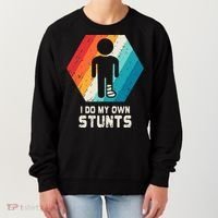 Broken Leg Ankle Knee Foot Injury Get Well Soon Gift Women's Sweatshirt thumb 0