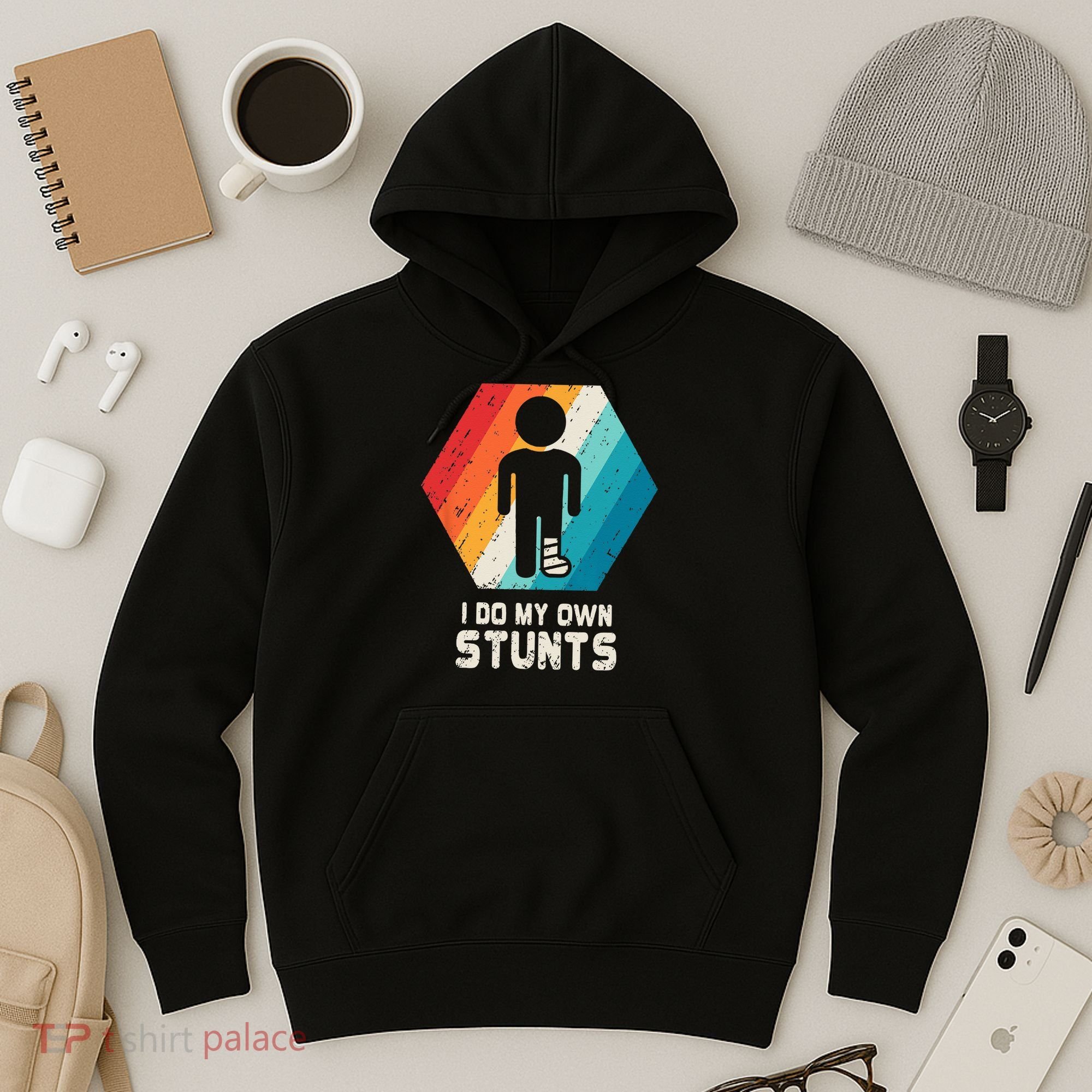 Broken Leg Ankle Knee Foot Injury Get Well Soon Gift Hoodie