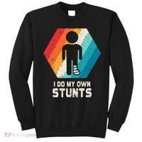 Broken Leg Ankle Knee Foot Injury Get Well Soon Gift Sweatshirt thumb 0