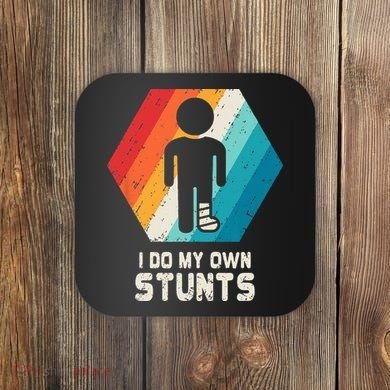Broken Leg Ankle Knee Foot Injury Get Well Soon Gift Coaster