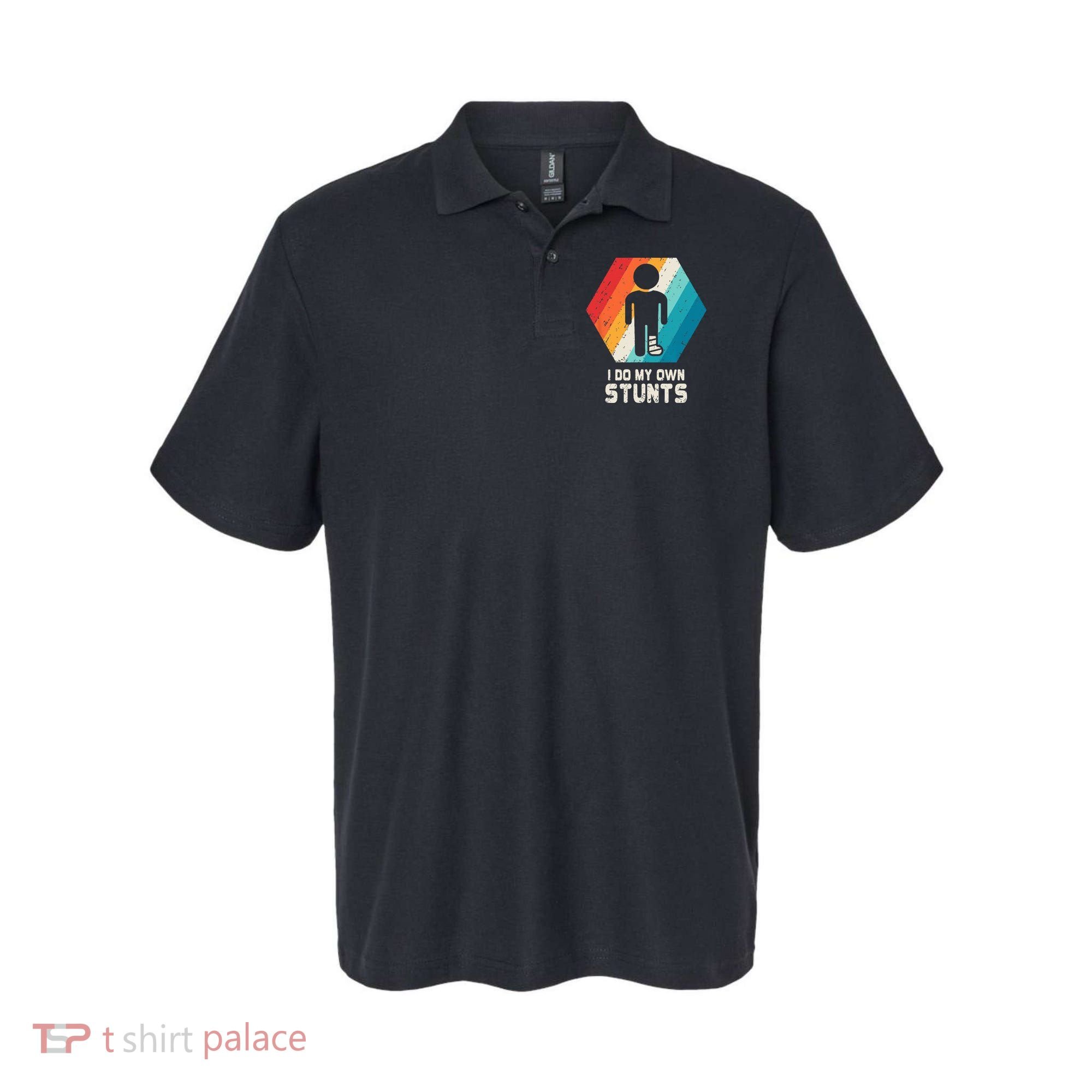 Broken Leg Ankle Knee Foot Injury Get Well Soon Gift Polo