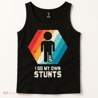 Broken Leg Ankle Knee Foot Injury Get Well Soon Gift Tank Top thumb 2