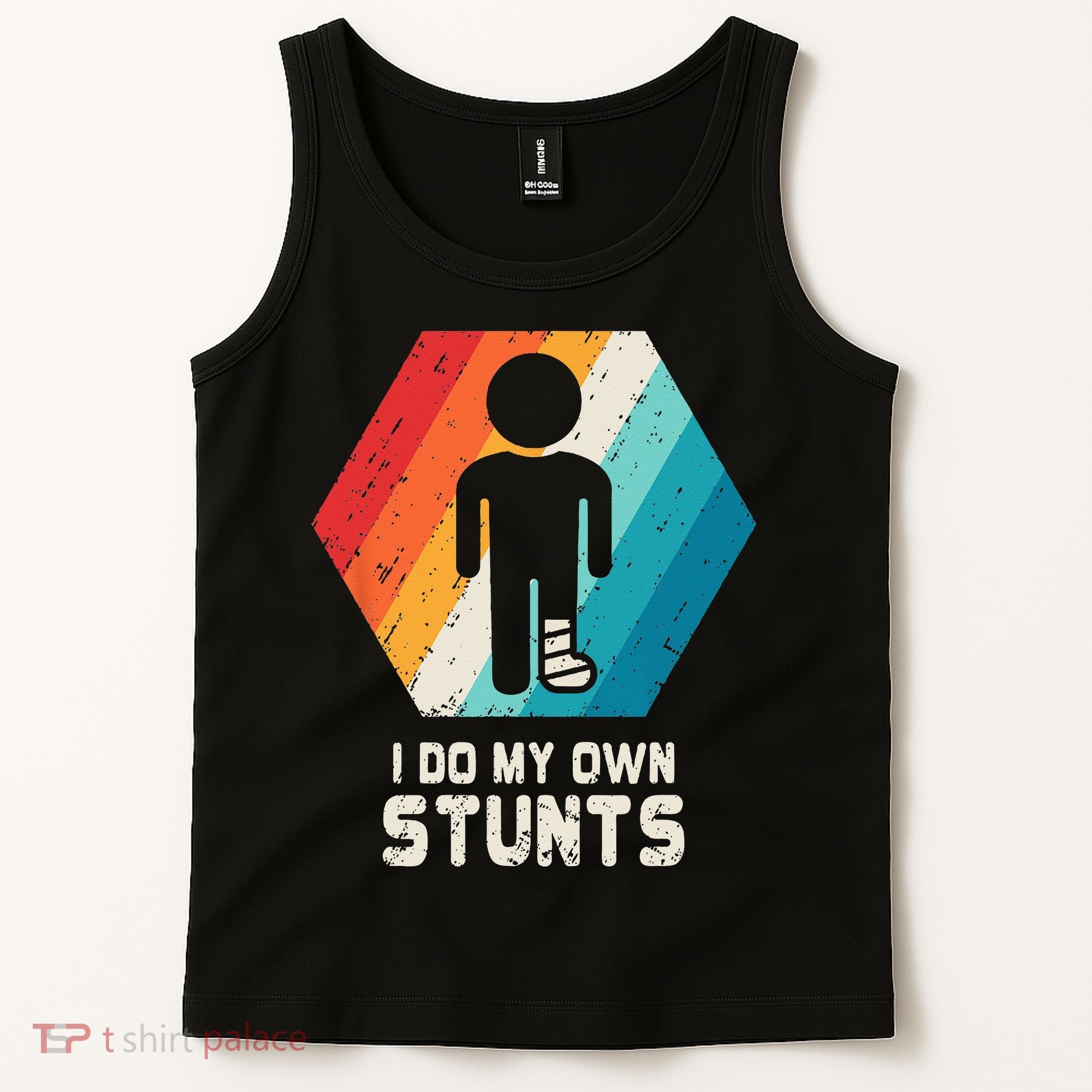 Broken Leg Ankle Knee Foot Injury Get Well Soon Gift Tank Top