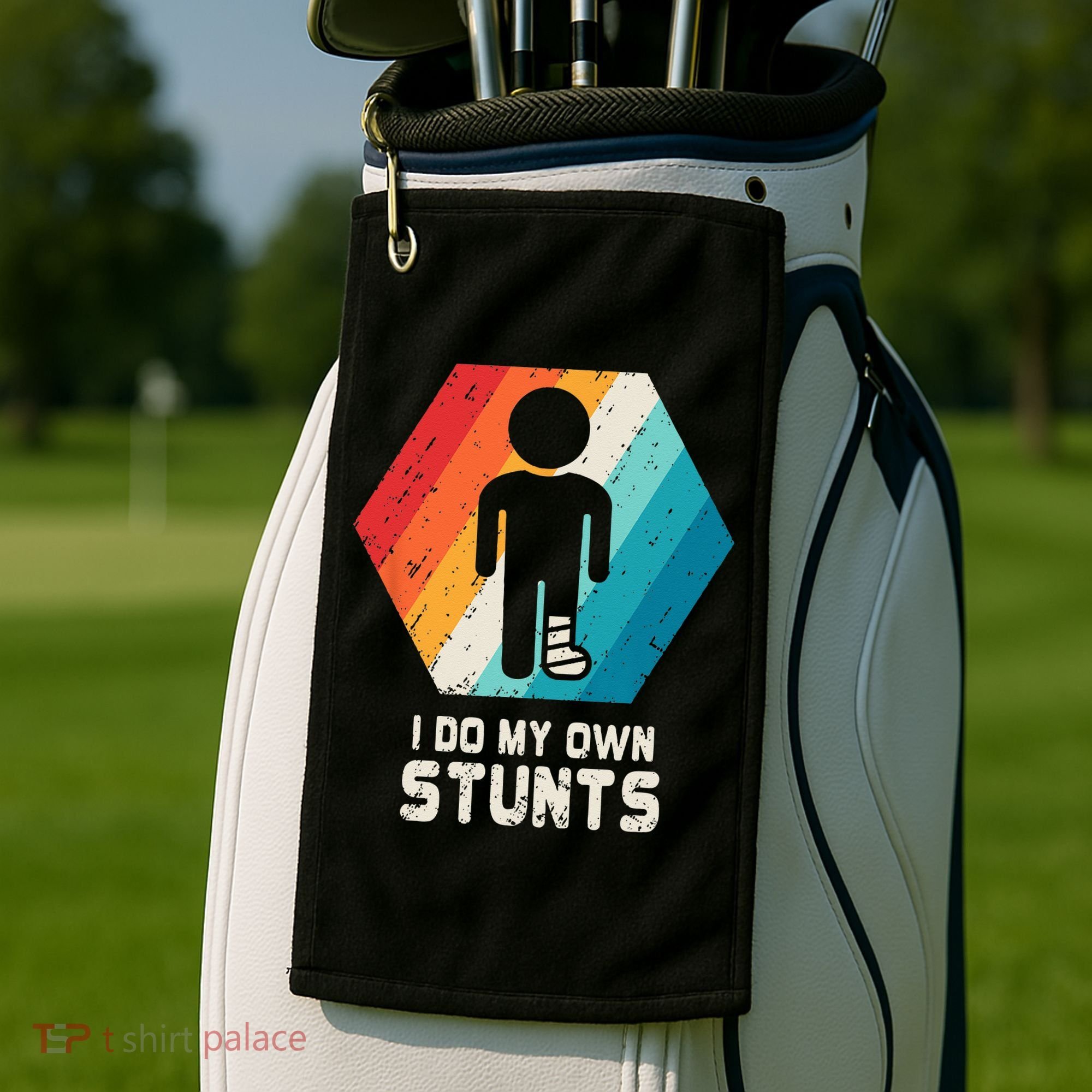 Broken Leg Ankle Knee Foot Injury Get Well Soon Gift Golf Towel