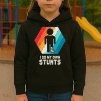 Broken Leg Ankle Knee Foot Injury Get Well Soon Gift Kids Hoodie thumb 3