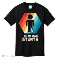 Broken Leg Ankle Knee Foot Injury Get Well Soon Gift Kids T-Shirt thumb 0