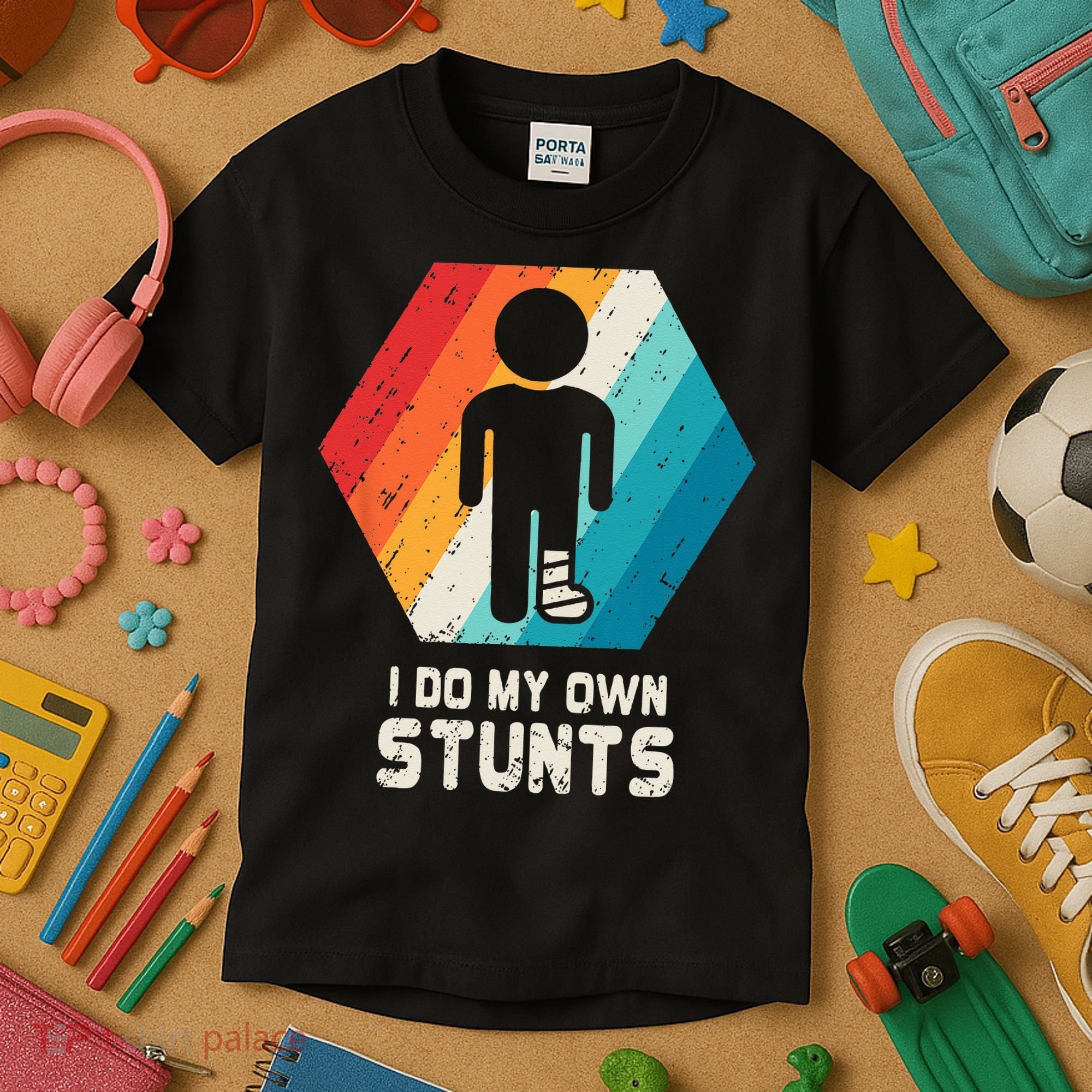 Broken Leg Ankle Knee Foot Injury Get Well Soon Gift Kids T-Shirt