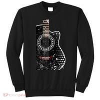 Black Acoustic Guitar Grunge Sweatshirt thumb 0