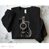 Black Acoustic Guitar Grunge Sweatshirt thumb 2