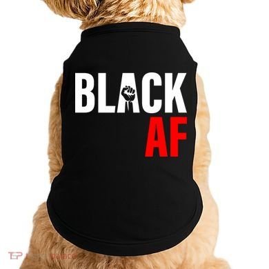 Black AF Fist Logo Doggie Tank