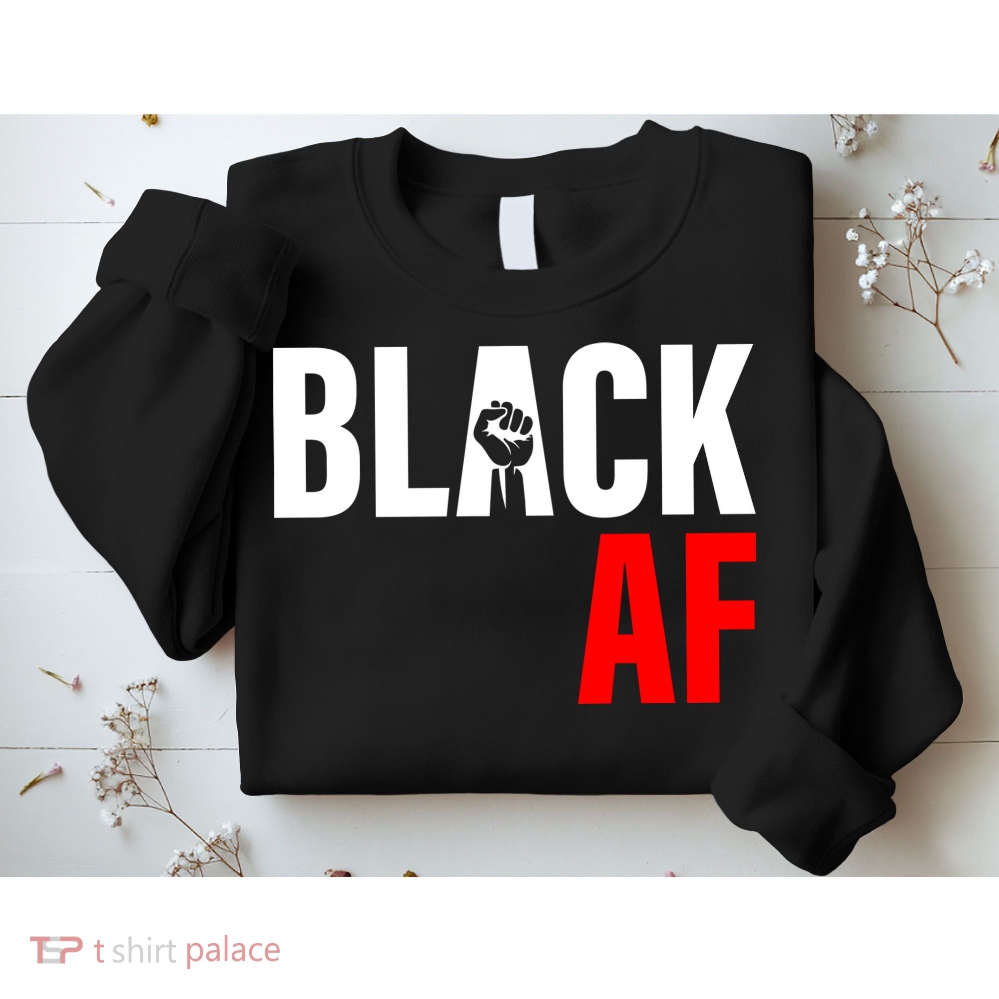 Black AF Fist Logo Sweatshirt