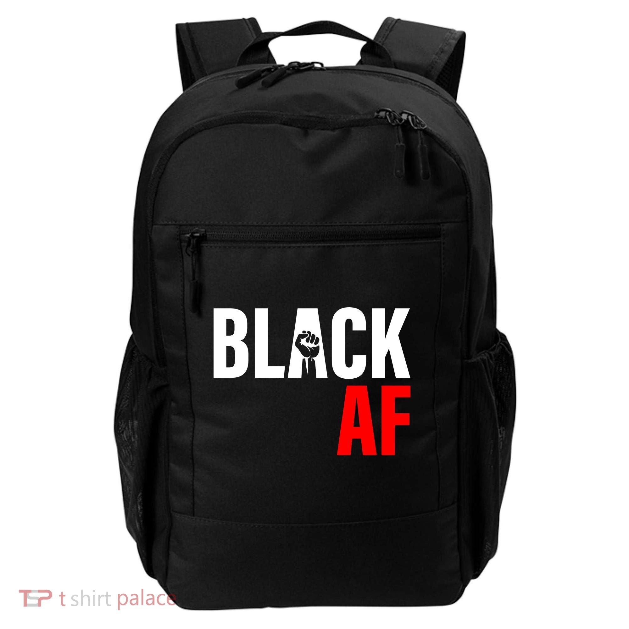 Black AF Fist Logo Backpack