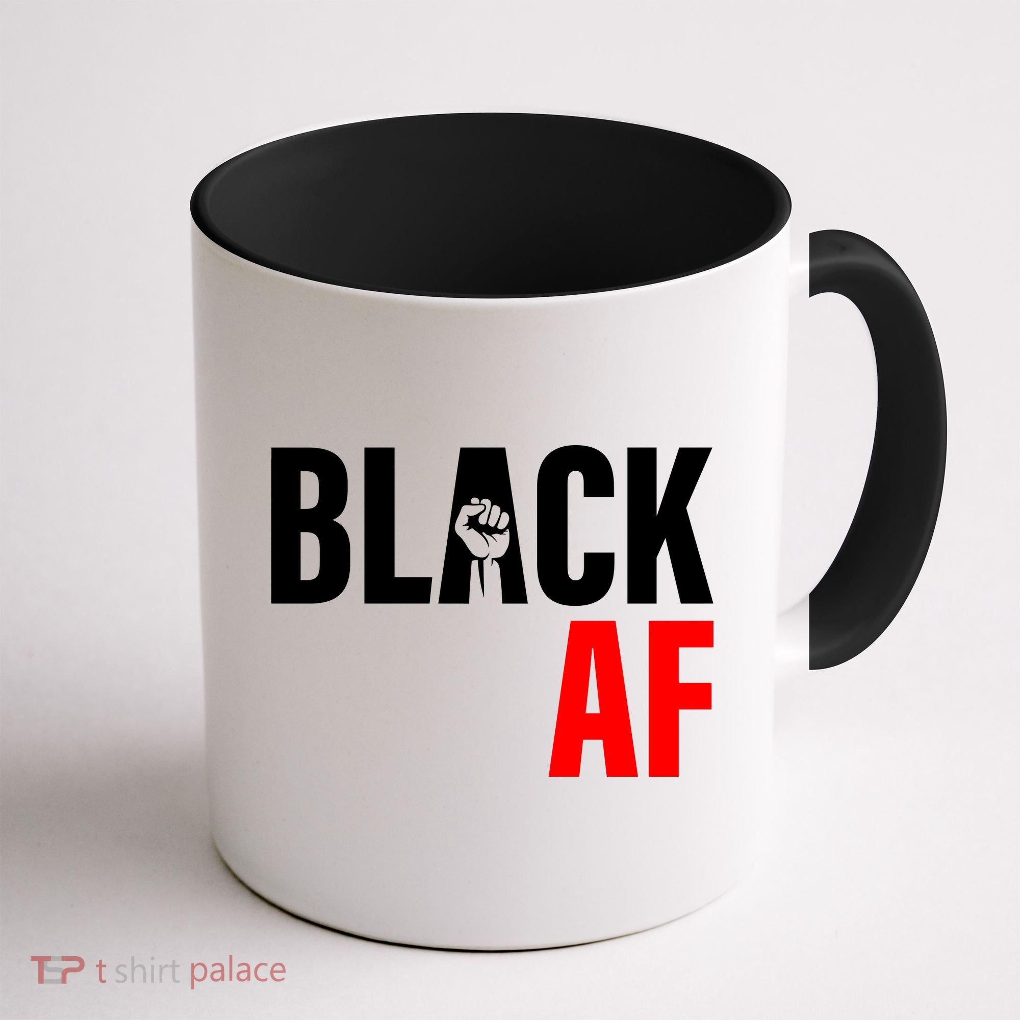 Black AF Fist Logo Coffee Mug