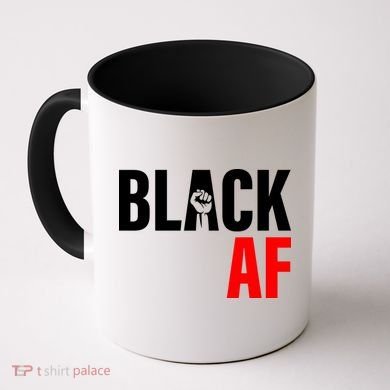 Black AF Fist Logo Coffee Mug