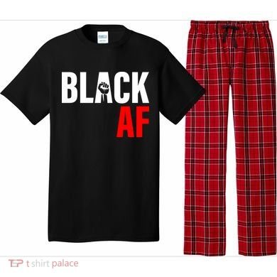 Black AF Fist Logo Pajama Set