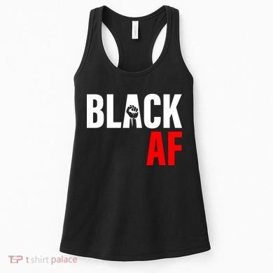 Black AF Fist Logo Women's Tank Top