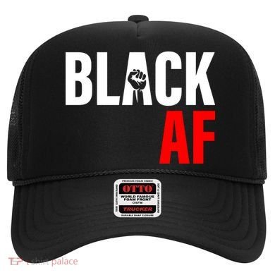 Black AF Fist Logo Hat