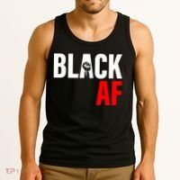 Black AF Fist Logo Tank Top thumb 3