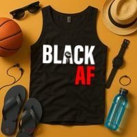Black AF Fist Logo Tank Top thumb 4