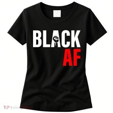 Black AF Fist Logo Women's T-Shirt