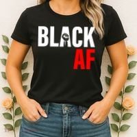 Black AF Fist Logo Women's T-Shirt thumb 2