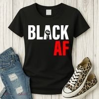 Black AF Fist Logo Women's T-Shirt thumb 3