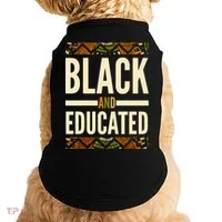 Black And Educated History African Pride  Doggie Tank thumb 0
