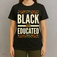 Black And Educated History African Pride  T-Shirt thumb 4