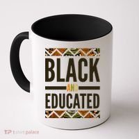 Black And Educated History African Pride  Coffee Mug thumb 0