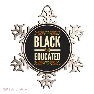 Black And Educated History African Pride  Ornament