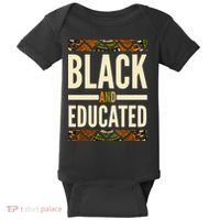 Black And Educated History African Pride  Baby Bodysuit thumb 0