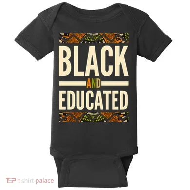 Black And Educated History African Pride  Baby Bodysuit