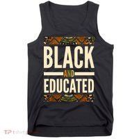 Black And Educated History African Pride  Tank Top thumb 0